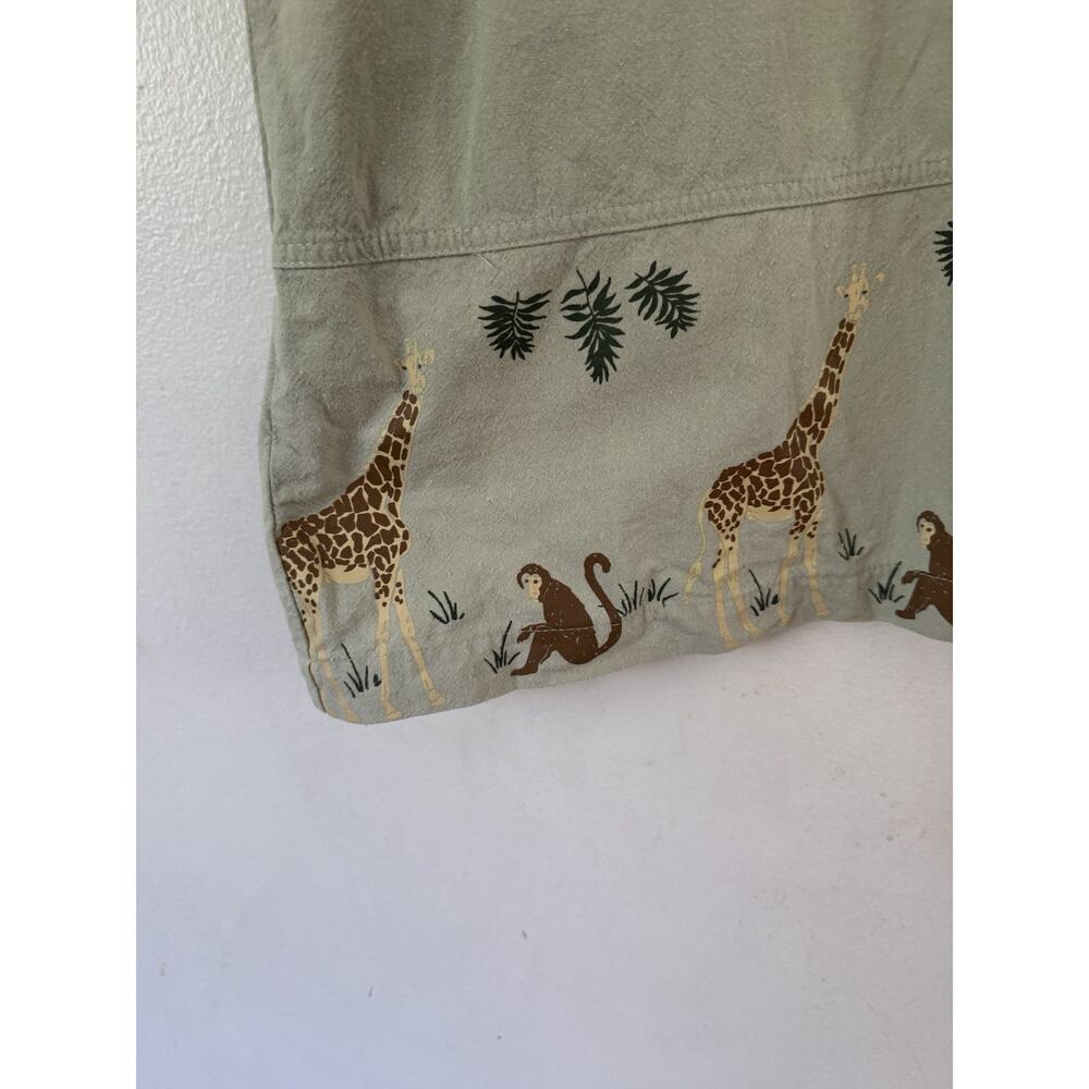 Jane Ashley Vintage 90s Safari Jumper Dress Size Large Light Green - Picture 4 of 6